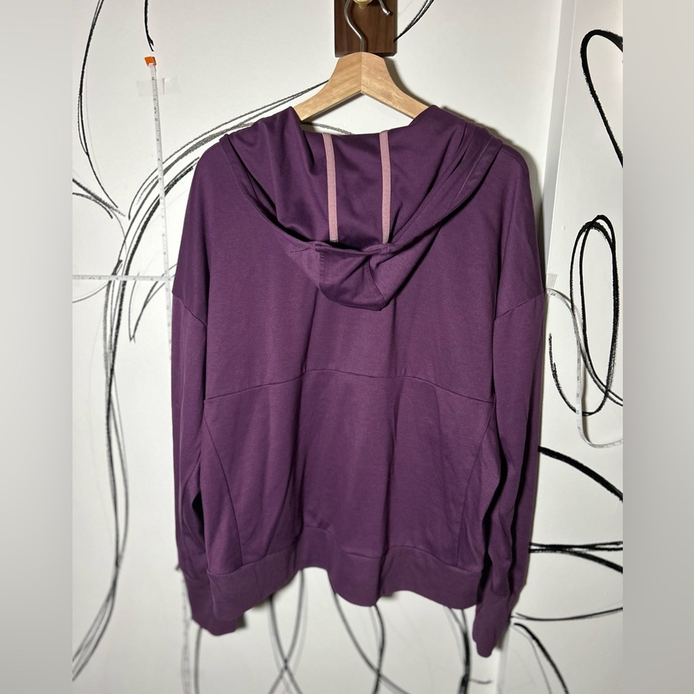 All In Motion Pullover Half Zip Purple Hoodie with Pockets, Womens XXL - Picture 5 of 8